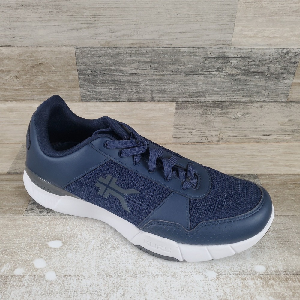 KURU Quantum 2.0 Mens Shoe Sz 13.5 M Indigo Blue Slate Gray Mesh Lace Up Sneaker